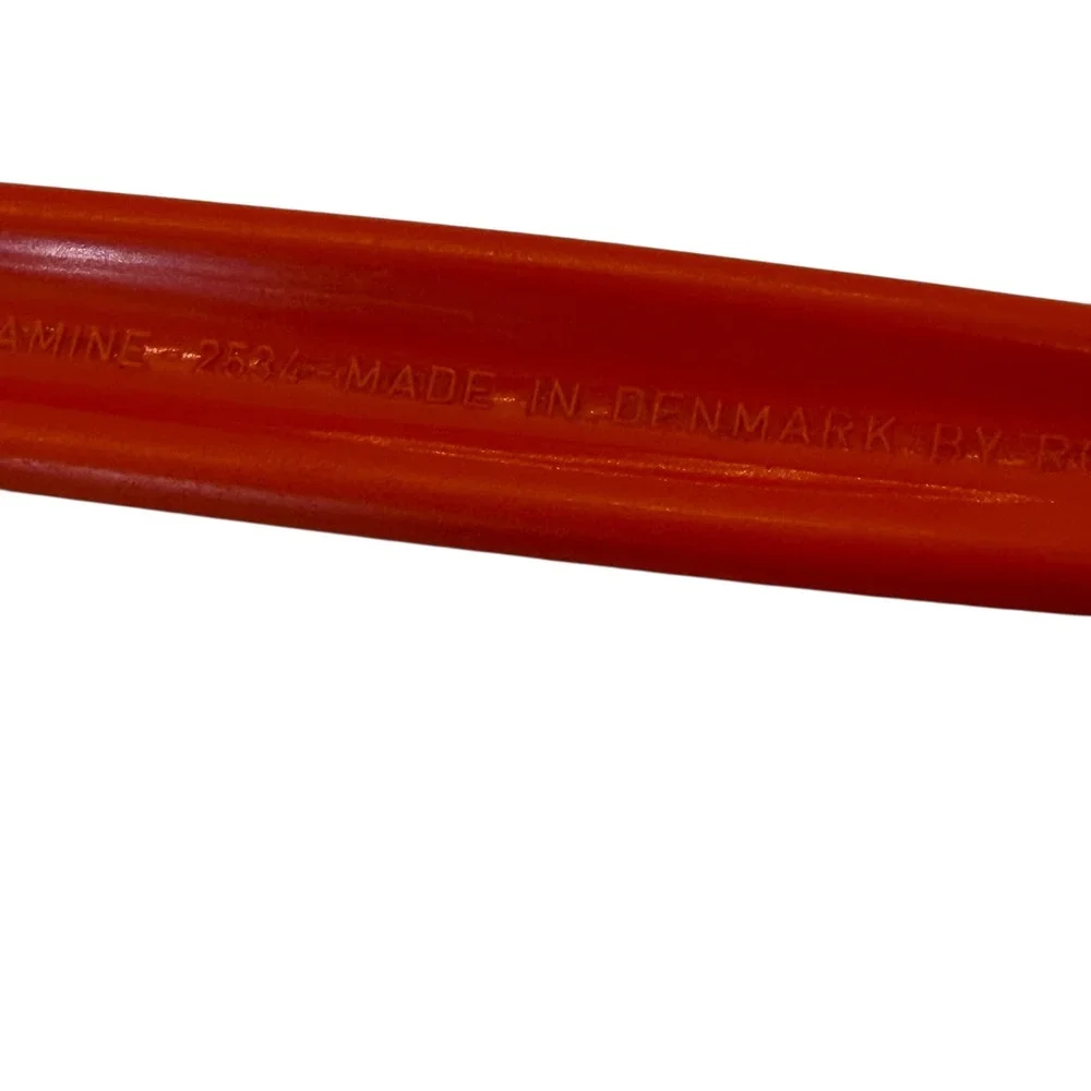 VTG Rosti Mepal 2534 Salad Fork Server Denmark Red Excellent MCM Melamine‎ 11.5
